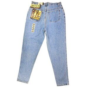 Vintage Sasson Jeans Women Size 17 18 Blue Denim Tapered Leg Stonewash Mom High